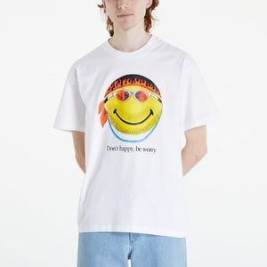 Market Smiley Tee - Dont Happy Be Worry Men's Sz M NWT